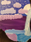 NIGHTTIME WATERFALL